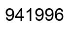 Number 941996 black image