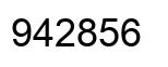 Número 942856 imagen negro