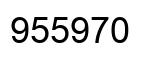 Número 955970 imagen negro