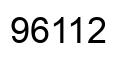 Número 96112 imagen negro