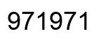 Número 971971 imagen negro