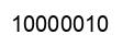 Number 10000010 black image