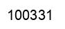 Number 100331 black image