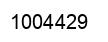 Number 1004429 black image