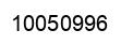 Number 10050996 black image