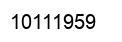 Número 10111959 imagen negro