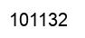 Number 101132 black image