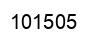 Number 101505 black image