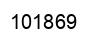 Number 101869 black image