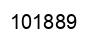 Number 101889 black image