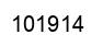 Number 101914 black image
