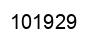 Number 101929 black image