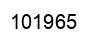 Number 101965 black image