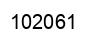 Number 102061 black image