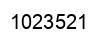 Number 1023521 black image