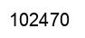 Número 102470 imagen negro
