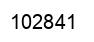 Number 102841 black image