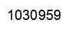 Number 1030959 black image