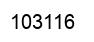 Number 103116 black image