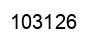Number 103126 black image