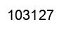 Number 103127 black image