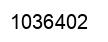 Number 1036402 black image