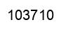 Number 103710 black image