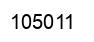 Number 105011 black image