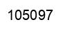 Number 105097 black image