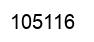 Number 105116 black image