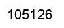 Number 105126 black image