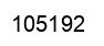 Number 105192 black image