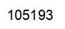 Number 105193 black image