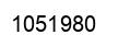 Number 1051980 black image