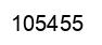 Number 105455 black image