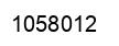 Number 1058012 black image