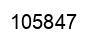 Number 105847 black image