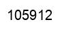 Number 105912 black image