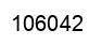 Number 106042 black image