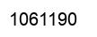 Number 1061190 black image