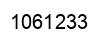 Number 1061233 black image