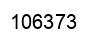 Number 106373 black image