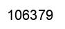 Number 106379 black image