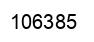 Number 106385 black image