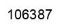 Number 106387 black image