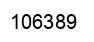 Number 106389 black image