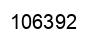 Number 106392 black image