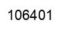 Number 106401 black image
