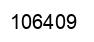 Number 106409 black image