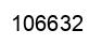 Number 106632 black image